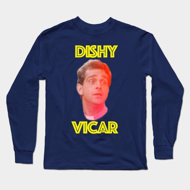 Dishy Vicar Long Sleeve T-Shirt by jeremiahm08